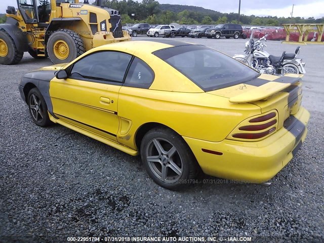 1FALP42TXSF168516 - 1995 FORD MUSTANG GT/GTS YELLOW photo 3