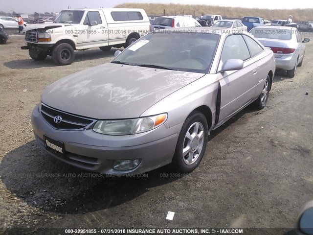 2T1CF28P2XC260375 - 1999 TOYOTA CAMRY SOLARA SE/SLE GOLD photo 2