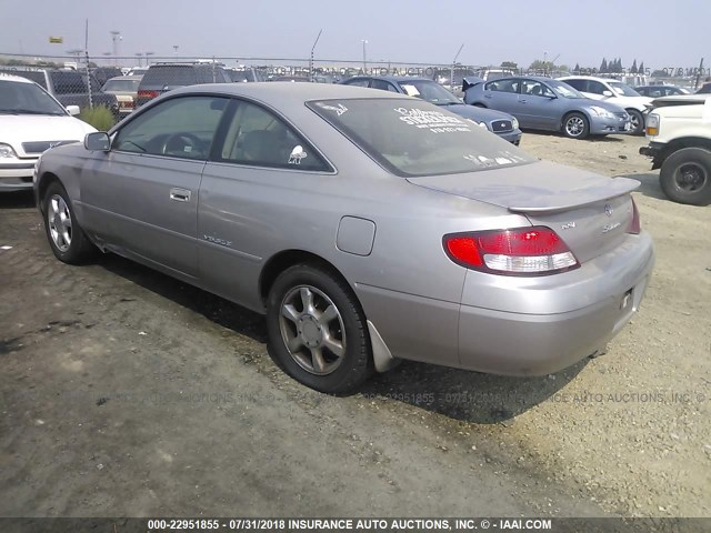 2T1CF28P2XC260375 - 1999 TOYOTA CAMRY SOLARA SE/SLE GOLD photo 3