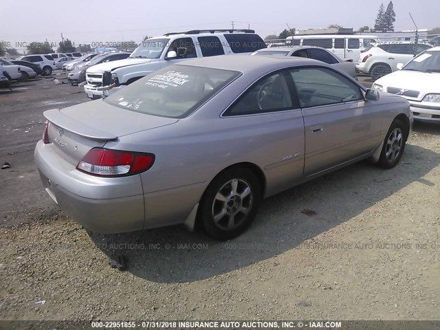 2T1CF28P2XC260375 - 1999 TOYOTA CAMRY SOLARA SE/SLE GOLD photo 4