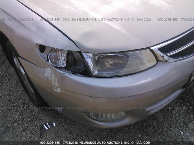 2T1CF28P2XC260375 - 1999 TOYOTA CAMRY SOLARA SE/SLE GOLD photo 6