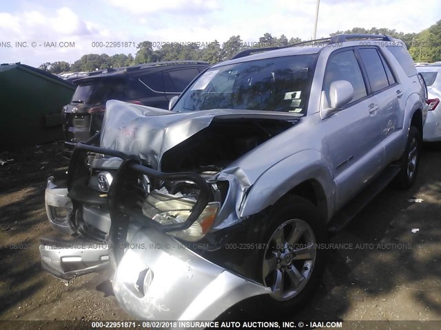 JTEBU17R170125814 - 2007 TOYOTA 4RUNNER LIMITED GRAY photo 2