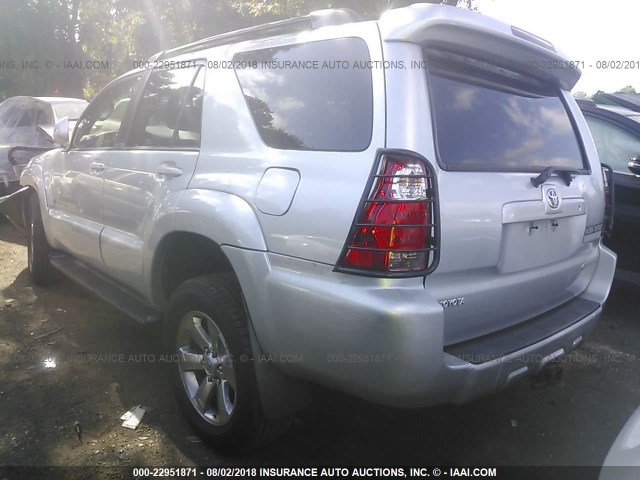 JTEBU17R170125814 - 2007 TOYOTA 4RUNNER LIMITED GRAY photo 3