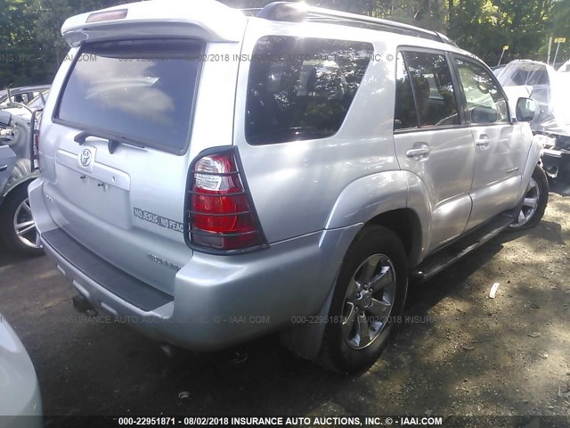 JTEBU17R170125814 - 2007 TOYOTA 4RUNNER LIMITED GRAY photo 4