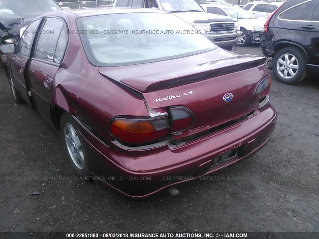 1G1NE52J92M653330 - 2002 CHEVROLET MALIBU LS MAROON photo 6
