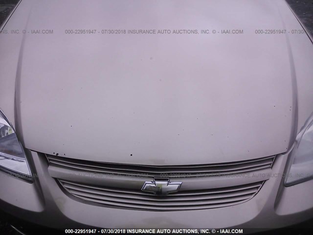 1G1AZ52F657569046 - 2005 CHEVROLET COBALT LT GOLD photo 6