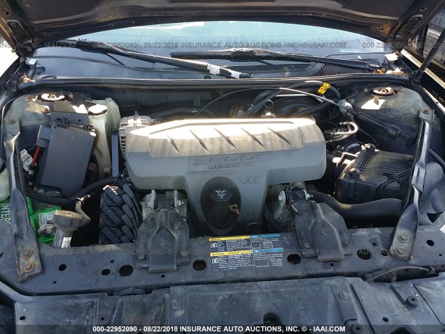 2G2WP552371209264 - 2007 PONTIAC GRAND PRIX BLACK photo 10