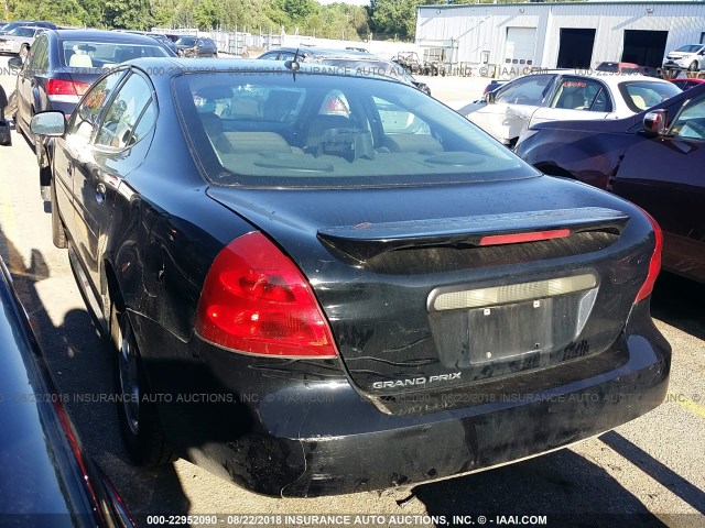 2G2WP552371209264 - 2007 PONTIAC GRAND PRIX BLACK photo 3