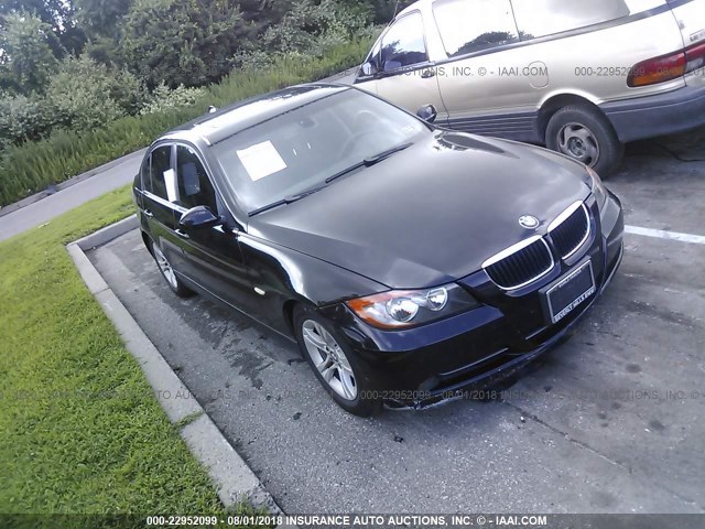 WBAVC575X8NK77195 - 2008 BMW 328 I SULEV BLACK photo 1