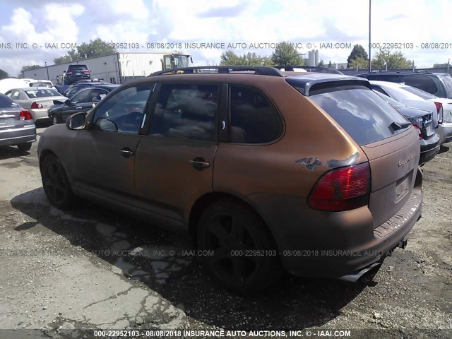 WP1AC29PX6LA90285 - 2006 PORSCHE CAYENNE TURBO ORANGE photo 3