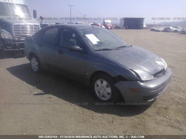 1FAFP34N57W361573 - 2007 FORD FOCUS ZX4/S/SE/SES GRAY photo 1
