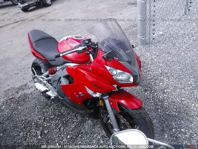 JKAEXEC1X9DA31181 - 2009 KAWASAKI EX650 C 红色 照片 1