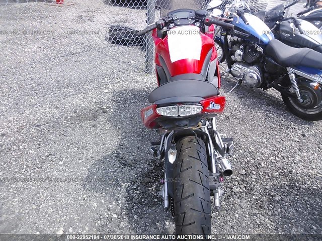 JKAEXEC1X9DA31181 - 2009 KAWASAKI EX650 C 红色 照片 6