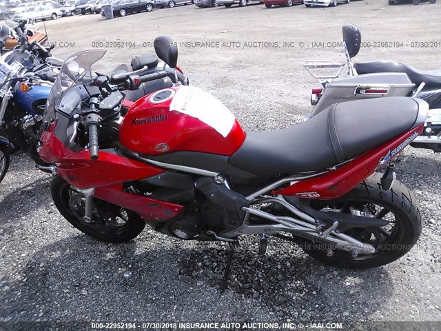 JKAEXEC1X9DA31181 - 2009 KAWASAKI EX650 C 红色 照片 9