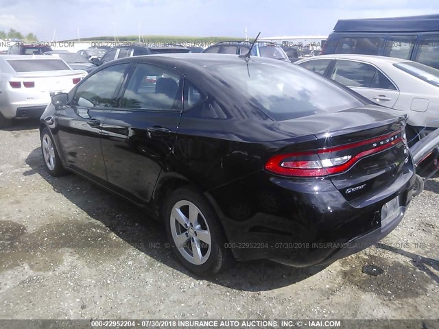 1C3CDFBB6FD390501 - 2015 DODGE DART SXT BLACK photo 3