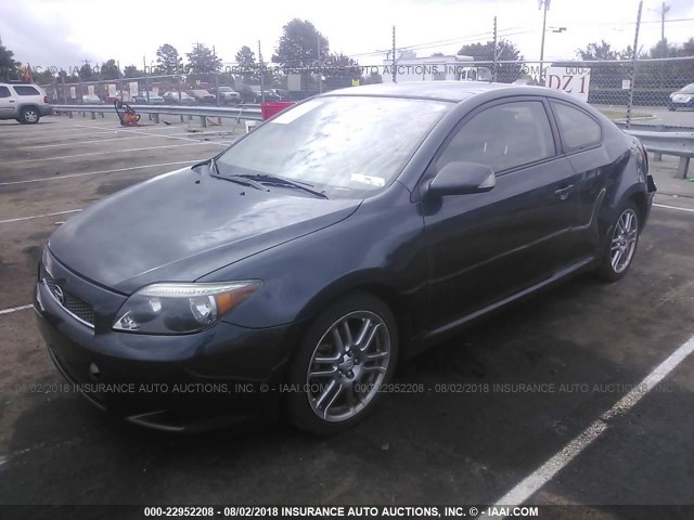 JTKDE177470151454 - 2007 TOYOTA SCION TC მუქი ლურჯი ფოტო 2