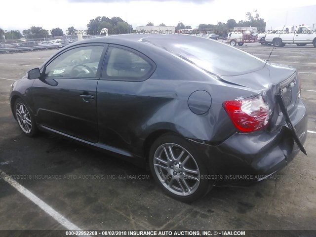 JTKDE177470151454 - 2007 TOYOTA SCION TC მუქი ლურჯი ფოტო 3