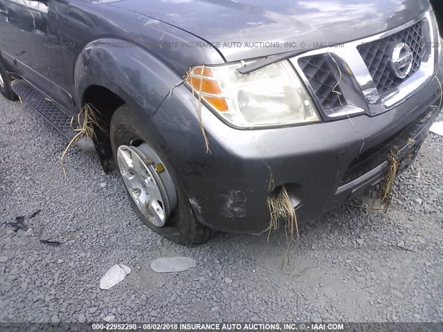 5N1AR18B68C616605 - 2008 NISSAN PATHFINDER S/LE/SE GRAY photo 6