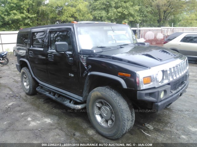 5GRGN23U04H112779 - 2004 HUMMER H2 BLACK photo 1