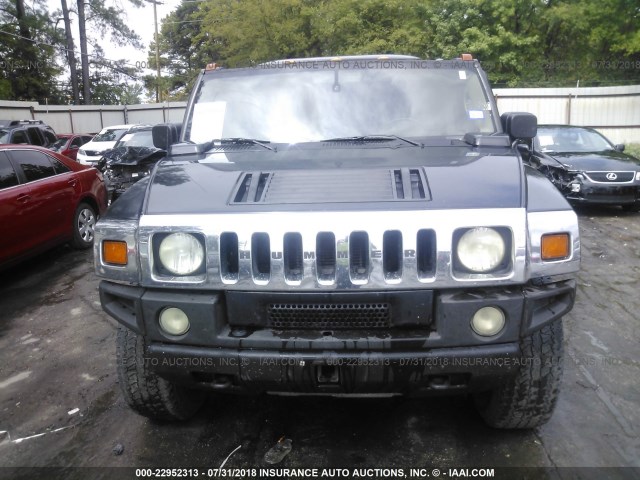 5GRGN23U04H112779 - 2004 HUMMER H2 BLACK photo 6