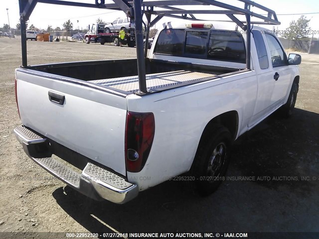 1GTCS29E588197519 - 2008 GMC CANYON SL WHITE photo 4