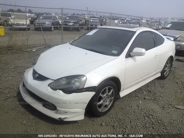 JH4DC53053C007612 - 2003 ACURA RSX TYPE-S WHITE photo 2