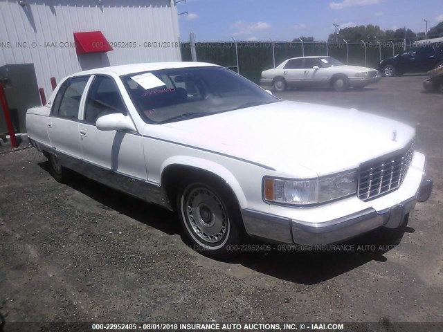 1G6DW52P5SR713016 - 1995 CADILLAC FLEETWOOD BROUGHAM WHITE photo 1