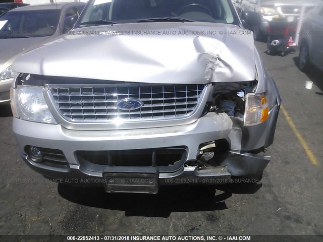 1FMZU73W25UA05653 - 2005 FORD EXPLORER XLT/XLT SPORT/NBX SILVER photo 6