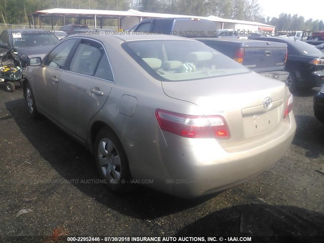 4T4BE46K58R029302 - 2008 TOYOTA CAMRY CE/LE/XLE/SE GOLD photo 3