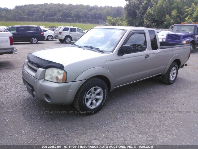 1N6DD26S11C348039 - 2001 NISSAN FRONTIER KING CAB XE Pewter photo 2