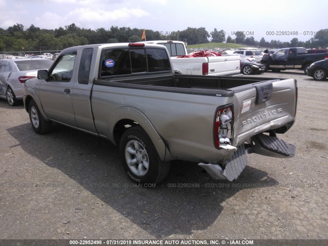 1N6DD26S11C348039 - 2001 NISSAN FRONTIER KING CAB XE Pewter photo 3