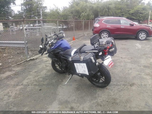 SMTE05BF0DJ567475 - 2013 TRIUMPH MOTORCYCLE TIGER 800/ABS BLUE photo 3