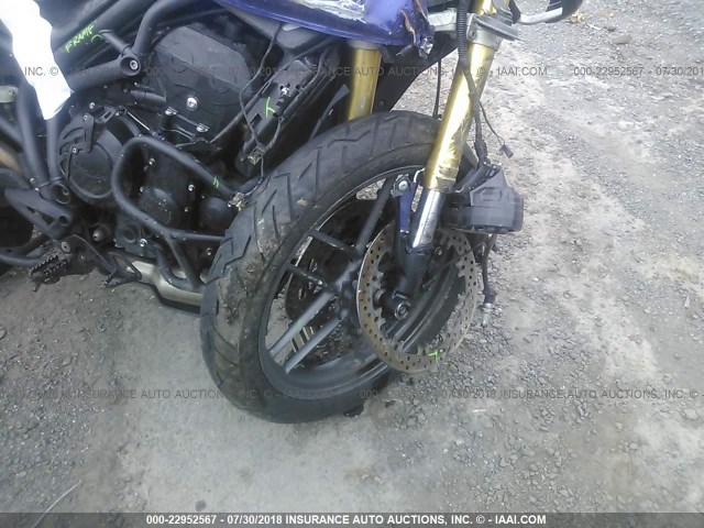 SMTE05BF0DJ567475 - 2013 TRIUMPH MOTORCYCLE TIGER 800/ABS BLUE photo 5