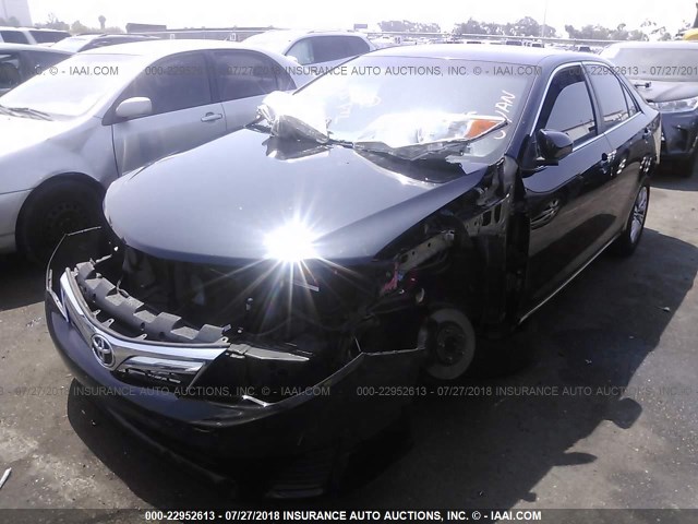 4T4BF1FK2ER439031 - 2014 TOYOTA CAMRY L/SE/LE/XLE 黑色 照片 2
