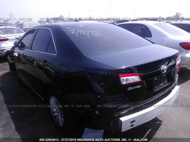4T4BF1FK2ER439031 - 2014 TOYOTA CAMRY L/SE/LE/XLE 黑色 照片 3