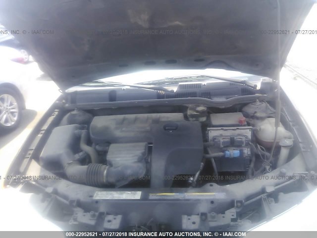 1G8AN15F96Z188167 - 2006 SATURN ION LEVEL 2 BLACK photo 10