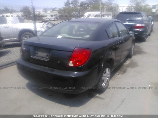 1G8AN15F96Z188167 - 2006 SATURN ION LEVEL 2 BLACK photo 4