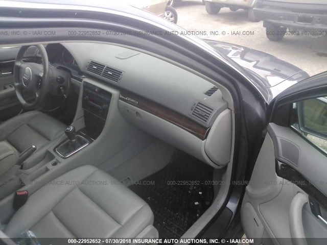 WAULT68E23A232439 - 2003 AUDI A4 3.0 QUATTRO GRAY photo 5