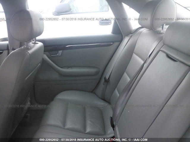 WAULT68E23A232439 - 2003 AUDI A4 3.0 QUATTRO GRAY photo 8