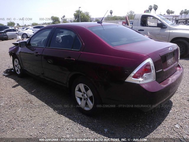 3FAHP07127R168493 - 2007 FORD FUSION SE RED photo 3