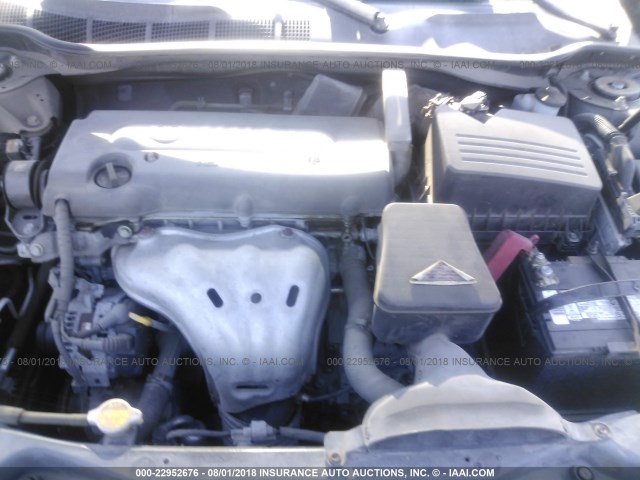 4T1BE46K09U334802 - 2009 TOYOTA CAMRY SE/LE/XLE ნაცრისფერი ფოტო 10