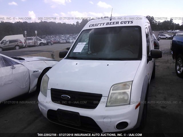 NMOLS7BN9BT044246 - 2011 FORD TRANSIT CONNECT XLT WHITE photo 6