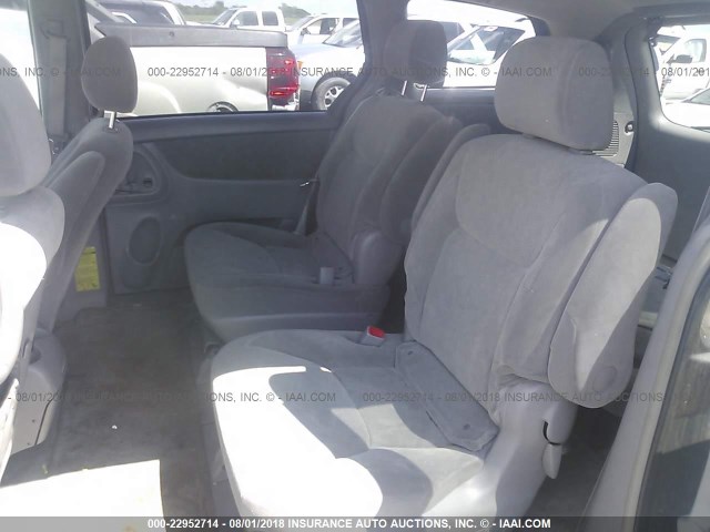 5TDZA22CX5S347525 - 2005 TOYOTA SIENNA XLE/XLE LIMITED GRAY photo 8