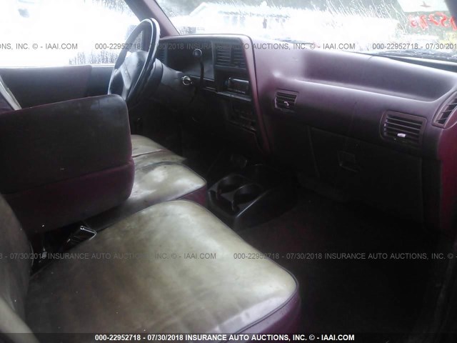 1FTCR10U3RUB00840 - 1994 FORD RANGER BURGUNDY photo 5