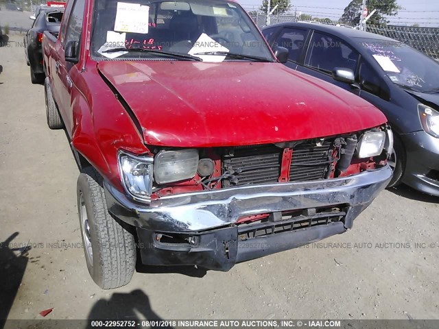 4TAWN72N6VZ261788 - 1997 TOYOTA TACOMA XTRACAB RED photo 6