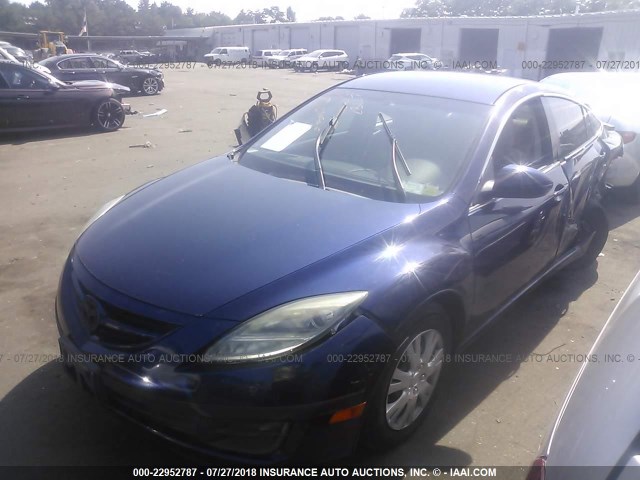 1YVHZ8BH0A5M04912 - 2010 MAZDA 6 I Blau Foto 2
