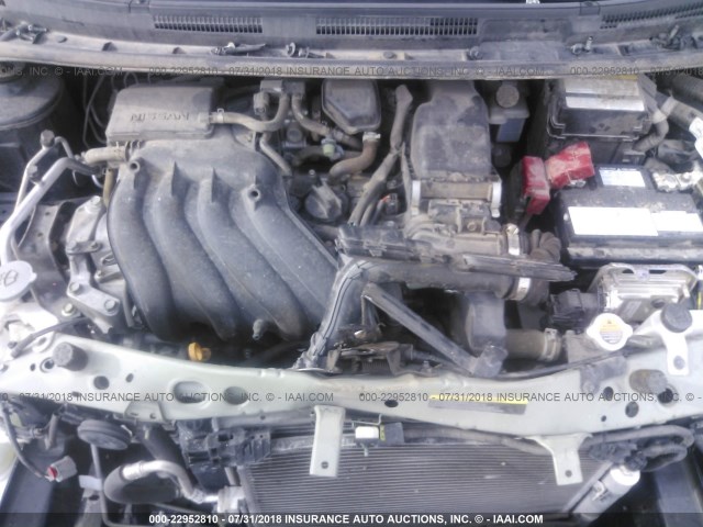 3N1CE2CP8GL372348 - 2016 NISSAN VERSA NOTE S/S PLUS/SV/SL/SR BLACK photo 10