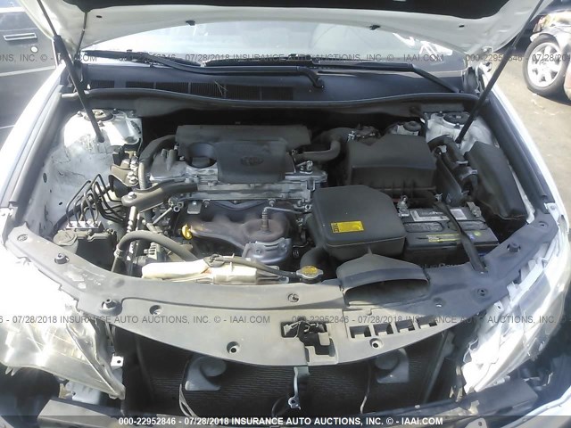 4T1BF1FKXCU117910 - 2012 TOYOTA CAMRY SE/LE/XLE 白色 照片 10