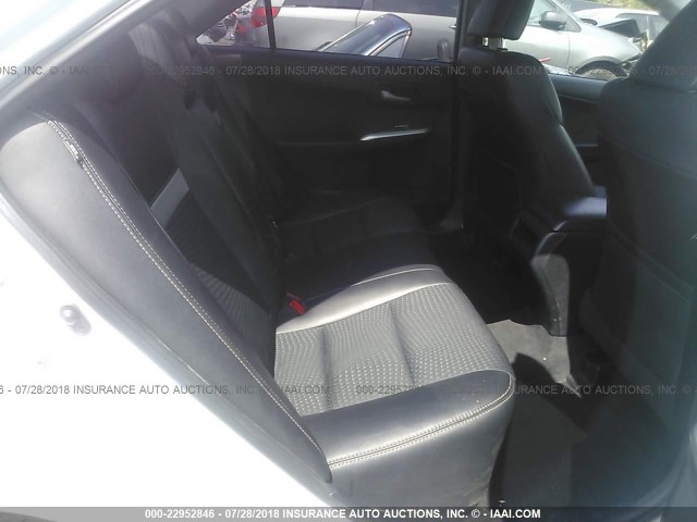 4T1BF1FKXCU117910 - 2012 TOYOTA CAMRY SE/LE/XLE 白色 照片 8