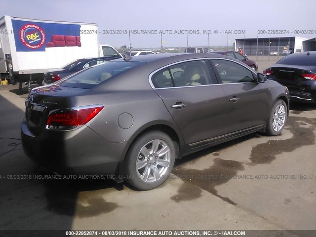 1G4GD5E38CF275034 - 2012 BUICK LACROSSE PREMIUM BROWN photo 4